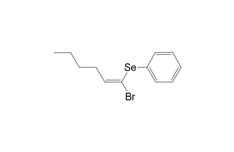 (Z/E)-(1-Bromohex-1-enylselanyl)benzene