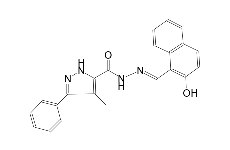 1H-pyrazole-5-carboxylic acid, 4-methyl-3-phenyl-, 2-[(E)-(2-hydroxy-1-naphthalenyl)methylidene]hydrazide
