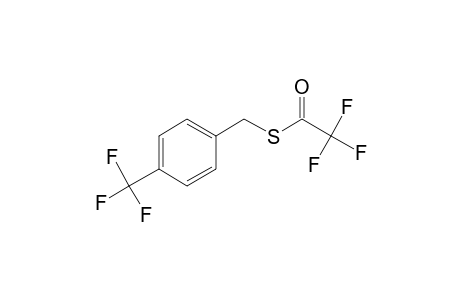 4-Trifluoromethylbenzyl mercaptan, S-trifluoroacetyl-