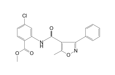 4-CHLORO-N-[(5-METHYL-3-PHENYL-4-ISOXAZOLYL)CARBONYL]ANTHRANILICACID, METHYL ESTER