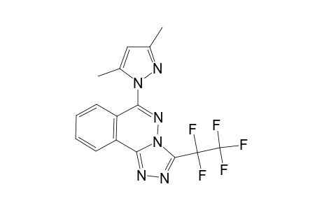 1,2,4-Triazolo[3,4-a]phthalazine, 3-pentafluoroethyl-6-(3,5-dimethyl-1-pyrazolyl)-