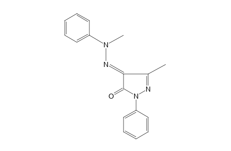3-methyl-1-phenylpyrazole-4,5-dione, 4-(methylphenylhydrazone)