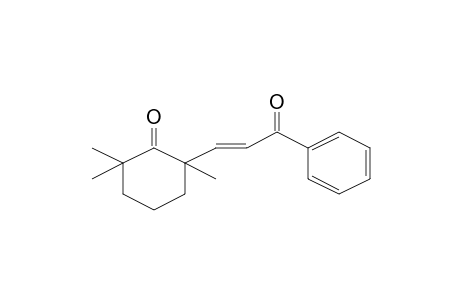 2,2,6-Trimethyl-6-[(1E)-3-oxo-3-phenyl-1-propenyl]cyclohexanone