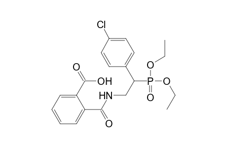 2-[(2-(4-chlorophenyl)-2-diethoxyphosphinyl)ethylcarbamoyl]benzoic acid