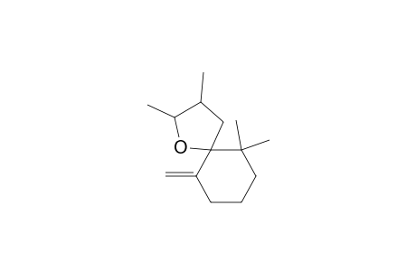 1-Oxaspiro[4.5]decane, 2,3,6,6-tetramethyl-10-methylene-