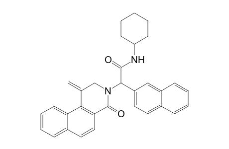 N-Cyclohexyl-2-(1-methylene-4-oxo-1,2-dihydrobenzo[f]isoquinolin-3(4H)-yl)-2-(naphthalen-2-yl)acetamide