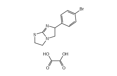 L-6-(p-bromophenyl)-2,3,5,6-tetrahydroimidazo[2,1-b]thiazole, oxalate(1:1)