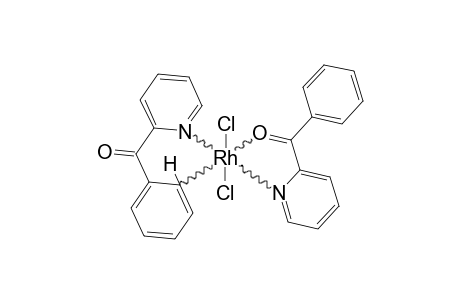 DI-(2-BENZOYLPYRIDINYL)-DICHLORO-RHODIUM(II)-COMPLEX