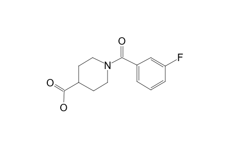 1-(3-Fluorobenzoyl)-4-piperidinecarboxylic acid