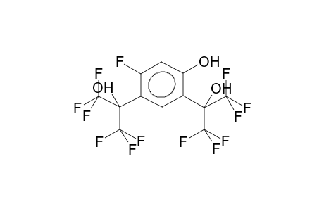 5-Fluoro-2,4-bis-(2,2,2-trifluoro-1-hydroxy-1-trifluoromethyl-ethyl)-phenol