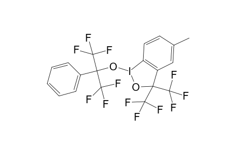 1,3-Dihydro-5-methyl-1-(1-phenyl-1-(trifluoromethyl)-2,2,2-trifluoroethoxy)-3,3-bis(trifluoromethyl))-1,2-benziodoxole