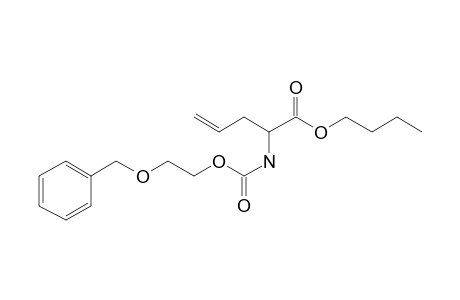 2-Aminopent-4-enoic acid, N-(2-benzyloxyetoxycarbonyl)-, butyl ester