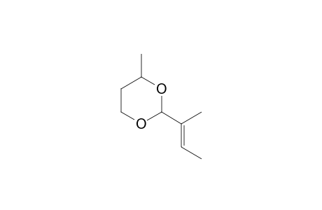 trans-4-Methyl-2-[(E)-1-methylprop-1-enyl]-1,3-dioxan