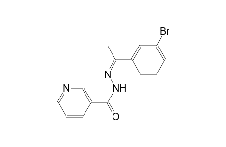 N'-[(Z)-1-(3-bromophenyl)ethylidene]nicotinohydrazide