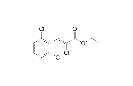 2-Propenoic acid, 2-chloro-3-(2,6-dichlorophenyl)-, ethyl ester