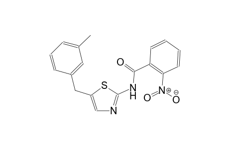 benzamide, N-[5-[(3-methylphenyl)methyl]-2-thiazolyl]-2-nitro-