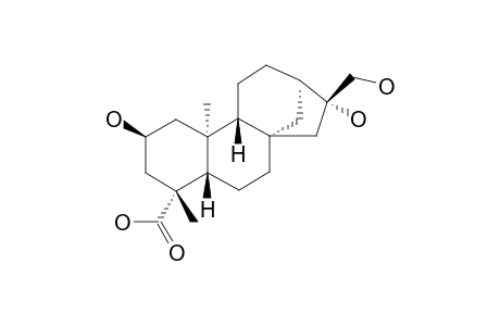 2-BETA,16-ALPHA,17-TRIHYDROXY-ENT-KAURAN-19-OIC-ACID