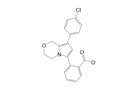 2-[8-(4-Chlorophenyl)-3,4-dihydro-1H-pyrrolo[2,1-c][1,4]oxazin-6-yl]benzoic acid