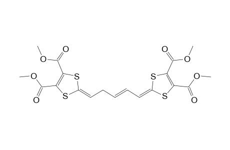 2,2-(2'-Pentene-1',5'-diylidene)bis[4,5-bis(methoxycarbonyl)-1,3-dithiole