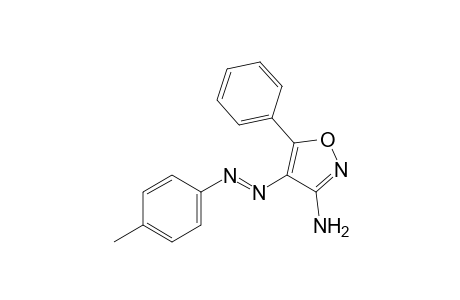 3-amino-5-phenyl-4-(p-tolylazo)isoxazole