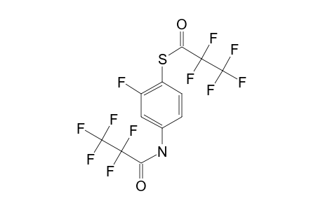 4-Amino-2-fluorothiophenol, N,S-bis(pentafluoropropionyl)-