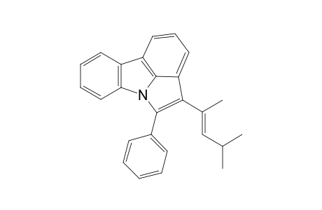 (E)-4-(4-methylpent-2-en-2-yl)-5-phenylpyrrolo[3,2,1-jk]carbazole