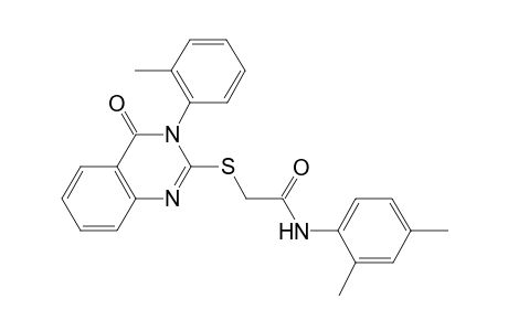 acetamide, 2-[[3,4-dihydro-3-(2-methylphenyl)-4-oxo-2-quinazolinyl]thio]-N-(2,4-dimethylphenyl)-