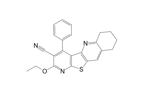 3-CYANO-2-ETHOXY-4-PHENYL-6,7,8,9-TETRAHYDROPYRIDO-[3',2':4,5]-THIENO-[3,2-B]-QUINOLINE