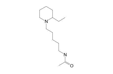 N-(5-Acetylaminopentyl)-2-ethylpiperidine