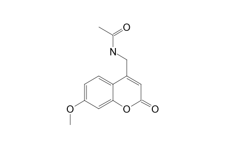 7-Methoxy-4-[(N-acetylamino)methyl]-coumarin