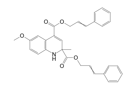 Dicinnamyl 6-methoxy-2-methyl-1,2-dihydroquinoline-2,4-dicarboxylate