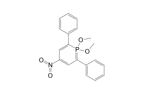 1,1-Dimethoxy-4-nitro-2,6-diphenyl-phosphorin