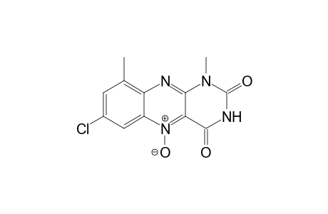 1,9-Dimethyl-7-chloroalloxazine-5-oxide