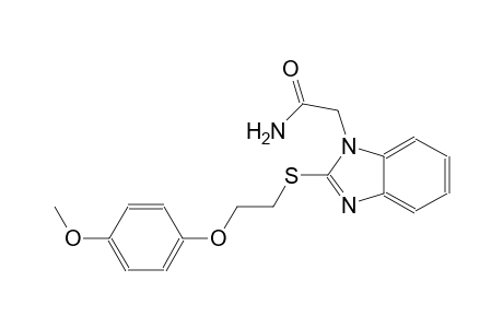 1H-benzimidazole-1-acetamide, 2-[[2-(4-methoxyphenoxy)ethyl]thio]-