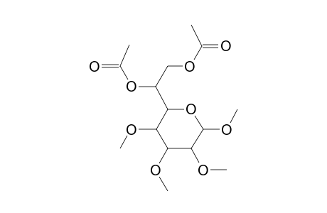 Methyl 6,7-di-o-acetyl-2,3,4-tri-o-methyl-.beta.-glycero-D-glucoheptopyranoside