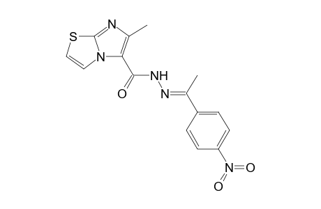 6-Methyl-imidazo[2,1-b]thiazole-5-carboxylic acid [1-(4-nitro-phenyl)-ethylidene]-hydrazide