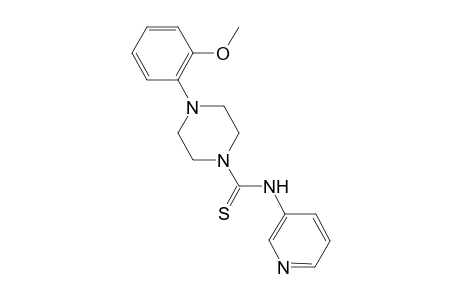 Piperazine-1-carbothioic acid, 4-(2-methoxyphenyl)-, pyridin-3-ylamide