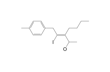 (Z)-4-Iodo-3-butyl-5-(4'-methylphenyl)pent-3-en-2-ol