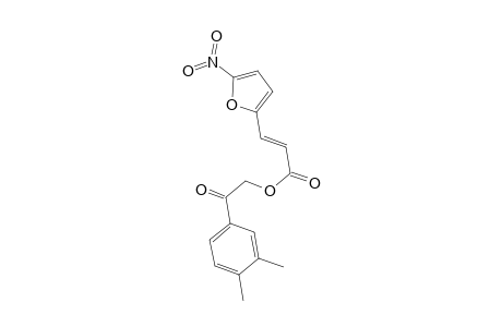 3-(5-Nitro-furan-2-yl)-acrylic acid 2-(3,4-dimethyl-phenyl)-2-oxo-ethyl ester