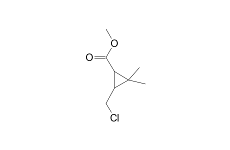 2-Chlormethyl-3,3-dimethylcyclopropanecarboxylic acid, methyl ester