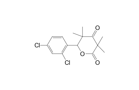 2H-Pyran-2,4(3H)-dione, 6-(2,4-dichlorophenyl)-3,3,5,5-tetramethyl-