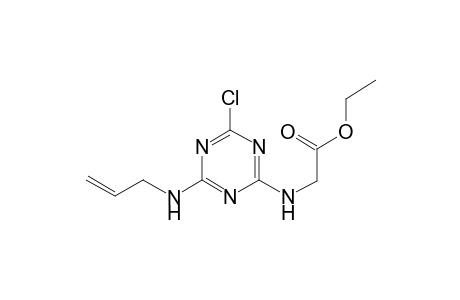 (4-Allylamino-6-chloro-[1,3,5]triazin-2-ylamino)-acetic acid ethyl ester