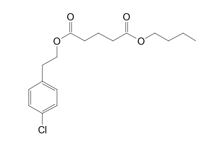 Glutaric acid, butyl 2-(4-chlorophenyl)ethyl ester