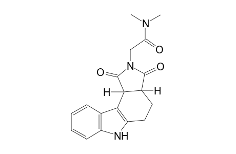 Acetamide, N,N-dimethyl-2-(3,3a,4,5,10,10a-hexahydro-1,3-dioxo-1H-pyrrolo[3,4-b]carbazol-2-yl)-