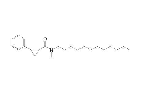 1-Cyclopropanecarboxamide, 2-phenyl, N-methyl-N-dodecyl-