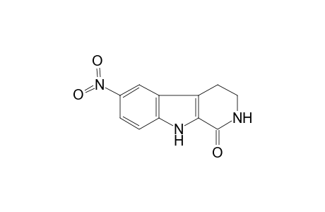 6-Nitro-2,3,4,9-tetrahydro-$b-carbolin-1-one