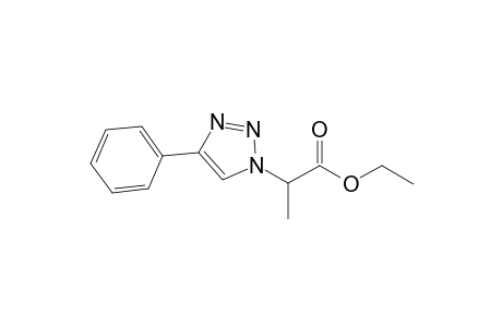 Ethyl 2-(4-phenyl-1H-1,2,3-triazol-1-yl)propanoate