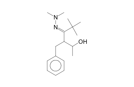 3-Benzyl-4-(dimethylhydrazono)-5,5-dimethyl-hexan-2-ol