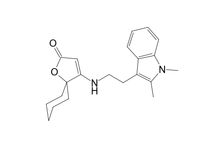 1-oxaspiro[4.5]dec-3-en-2-one, 4-[[2-(1,2-dimethyl-1H-indol-3-yl)ethyl]amino]-