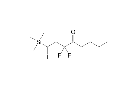 3,3-bis(fluoranyl)-1-iodanyl-1-trimethylsilyl-octan-4-one